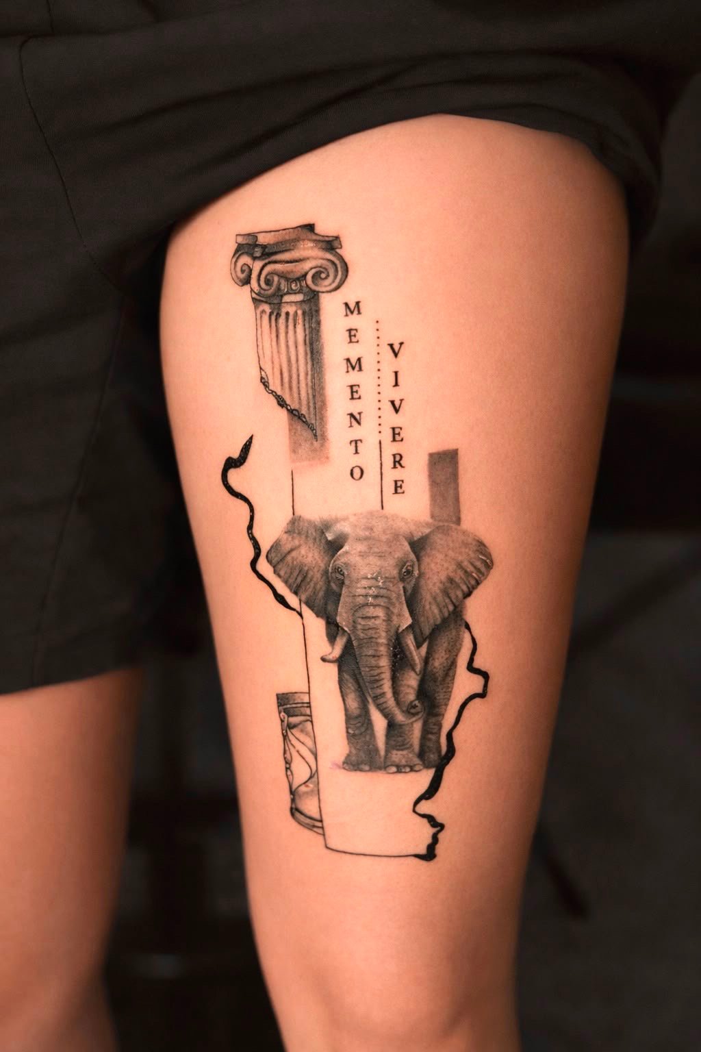 Realisme tattoo van Allison — Fempire Tattoo Studio